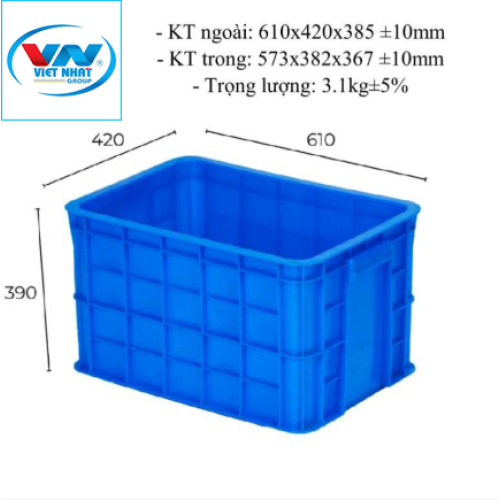 Sóng nhựa VN03-HK 610 × 420 × 310 mm