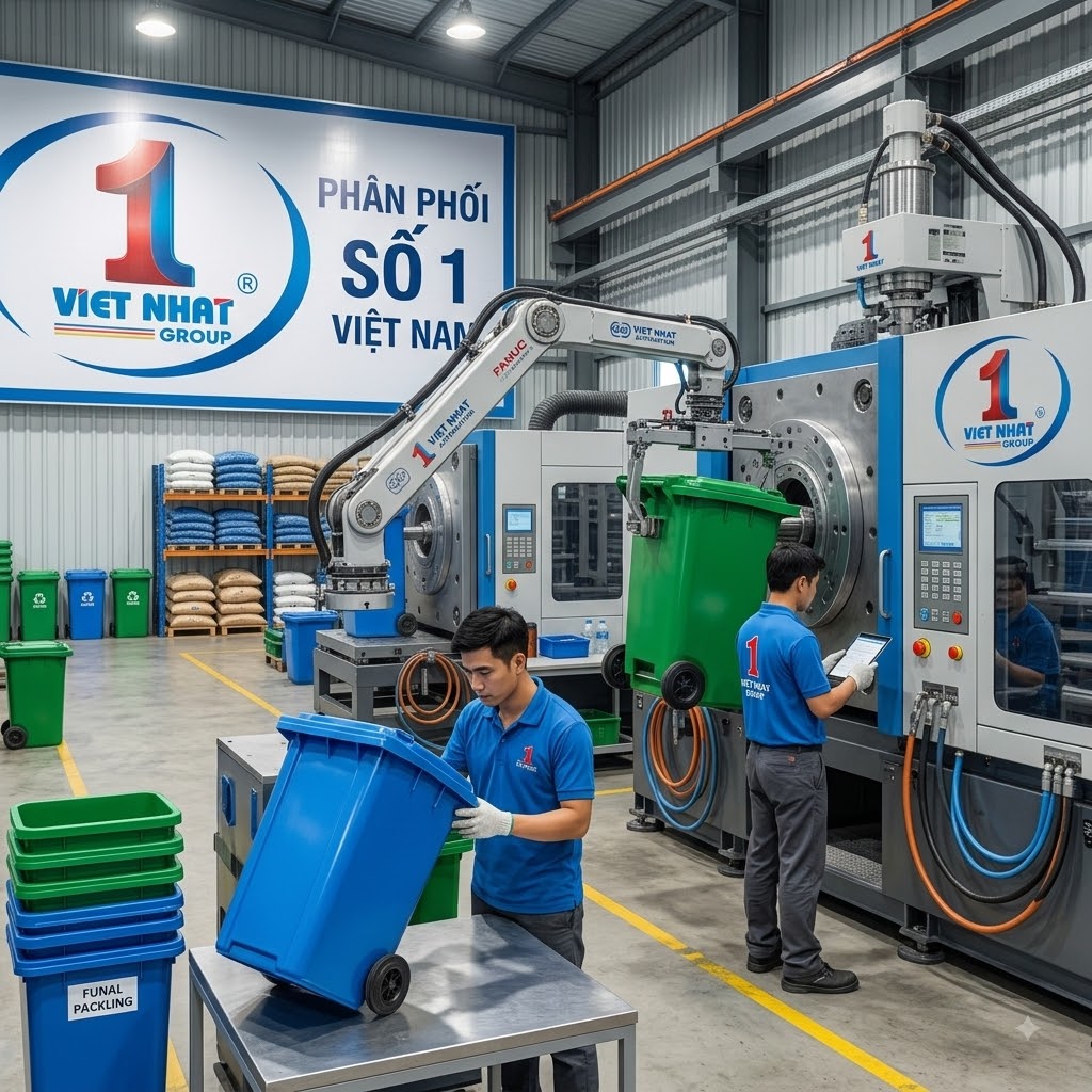 Địa chỉ cung cấp thùng rác nhựa chất lượng cao