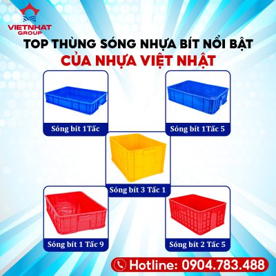 Các mẫu sóng nhựa bít được khách hàng ưa dùng